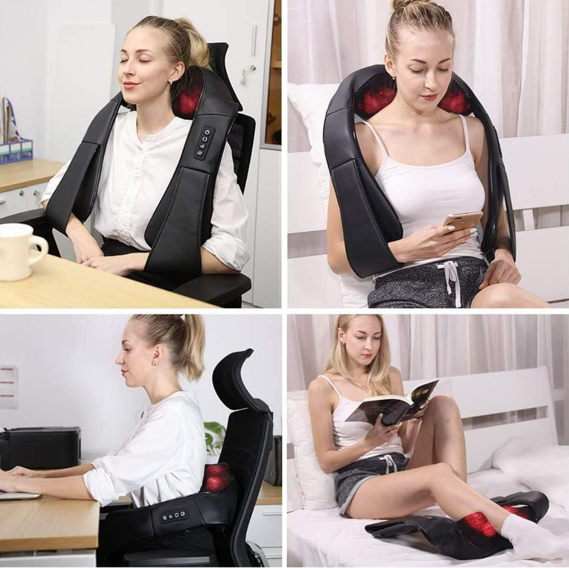 SHIATSU NECK AND BACK MASSAGER